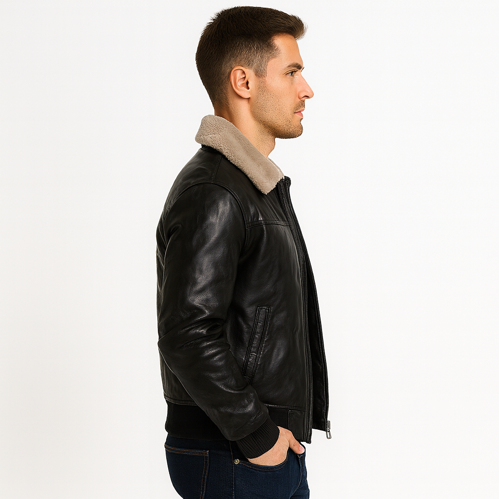 Fleece lined jacket - Image 2